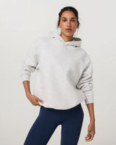 Restore Oversized Hoodie | Pale Grey Heather Tonal