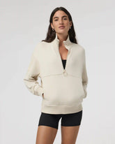 Sedona Rib Half Zip | Bone