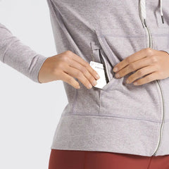 Halo Performance Hoodie | Clay Heather
