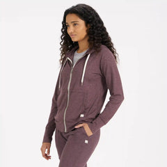 Halo Performance Hoodie | Smoked Plum Heather