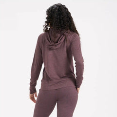 Halo Performance Hoodie | Smoked Plum Heather