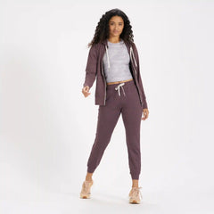 Halo Performance Hoodie | Smoked Plum Heather