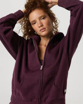 Restore Full Zip Hoodie | Cerise