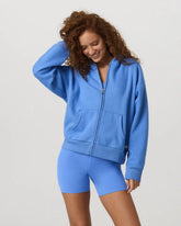 Restore Full Zip Hoodie | Riviera Blue