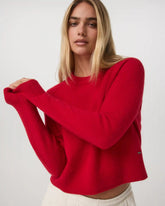 Émilie Cashmere Crew | Cherry