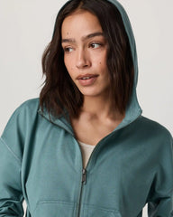 Halo Modern Full Zip Hoodie | Bluegrass Heather
