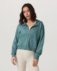 Halo Modern Full Zip Hoodie | Bluegrass Heather