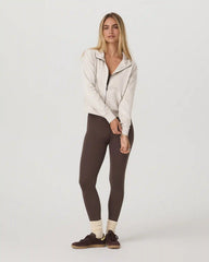 Halo Modern Full Zip Hoodie | Ecru Heather