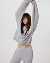 Sedona Seams Crew | Light Heather Grey