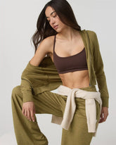 Halo Mini Full Zip Hoodie | Saguaro Heather