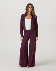 Halo Mini Track Jacket | Cerise