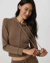 Compose Full Zip Hoodie | Espresso