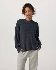 Alps Classic Crew Sweater | Charcoal