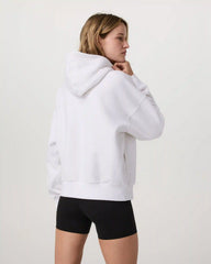 Restore Relaxed Half Zip Hoodie | White