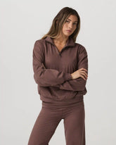 Granite Half Zip | Sable Heather