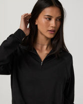 Halo Half Zip | Black Heather