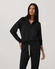 Halo Half Zip | Black Heather