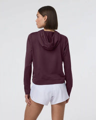 Halo Essential Hoodie | Cerise Heather