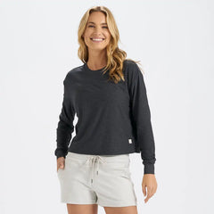 Long-Sleeve Solstice Tee | Charcoal Heather