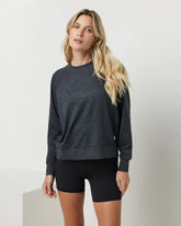 Long-Sleeve Halo Crew | Charcoal Heather