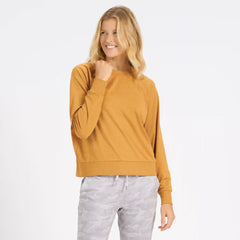 Long-Sleeve Halo Crew | Flax Heather
