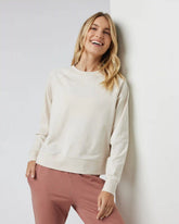 Long Sleeve Halo Crew | Milkweed Heather