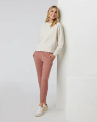 Long Sleeve Halo Crew | Milkweed Heather