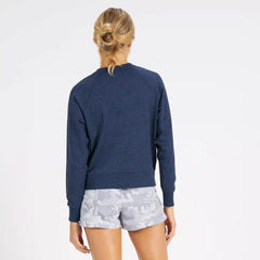 Long-Sleeve Halo Crew | Navy Heather