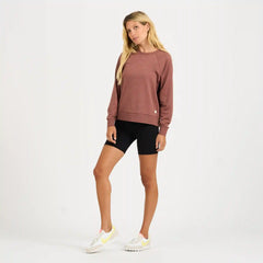 Long-Sleeve Halo Crew | Terracotta Heather