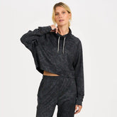 Halo Crop Funnel Neck | Charcoal Tortoise