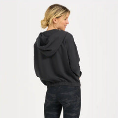 Laguna Zip Hoodie | Charcoal