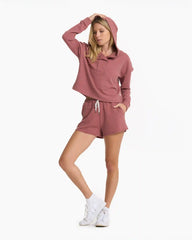 Bayview Thermal Hoodie | Rosewood