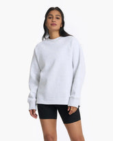Restore Oversized Crew | Pale Grey Heather
