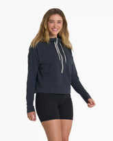 Vista Half Zip Hoodie | Charcoal Heather