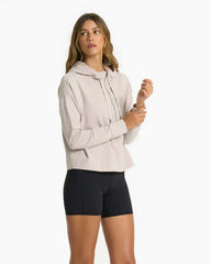 Vista Half Zip Hoodie | Oyster Heather