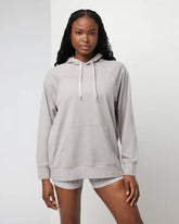 Halo Oversized Hoodie | Soft Pewter Heather