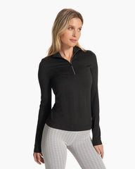 Halo Essential Half Zip | Black Heather