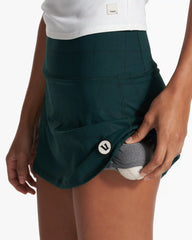 Volley Skirt | Grass Windowpane