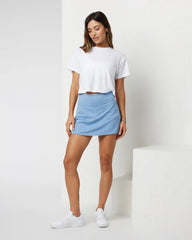 Halo Performance Skirt | Isle Blue Heather