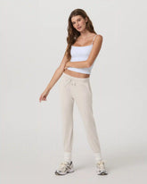 Performance Jogger - Long | Ecru Heather