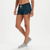 Clementine Short | Indigo Watercolor Camo
