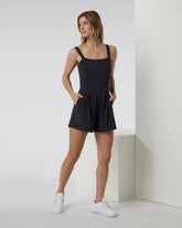 Villa Cami Romper | Black