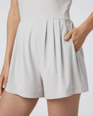Villa Cami Romper | Suede