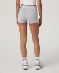 Halo Micro Short | Pale Grey Heather