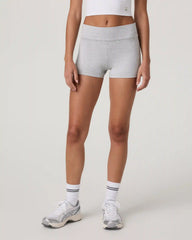 Halo Micro Short | Pale Grey Heather