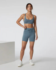 Stripe Daily Short | Smoke Blue Stripe