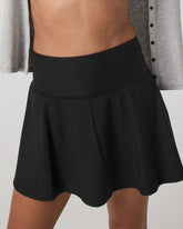 Baseline Gingham Skirt | Black