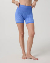 Bi-Color Seamless Bike Short 4" | Oxford/Riviera Blue