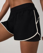 Luna Piped Short | Black