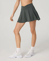 Clementine Flounce Skirt | Dark Jade